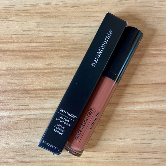 bareMinerals Gen Nude Patent Lip Lacquer in Hype - Picture 3 of 10
